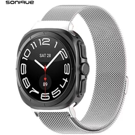 Λουράκι Sonique Stainless Steel Milanese Classic για Galaxy Watch Ultra 47mm - Silver