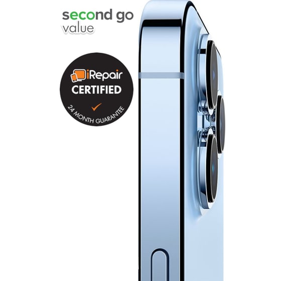Μεταχειρισμένο Apple iPhone 13 Pro 256GB Sierra Blue second go value Certified by iRepair image 5