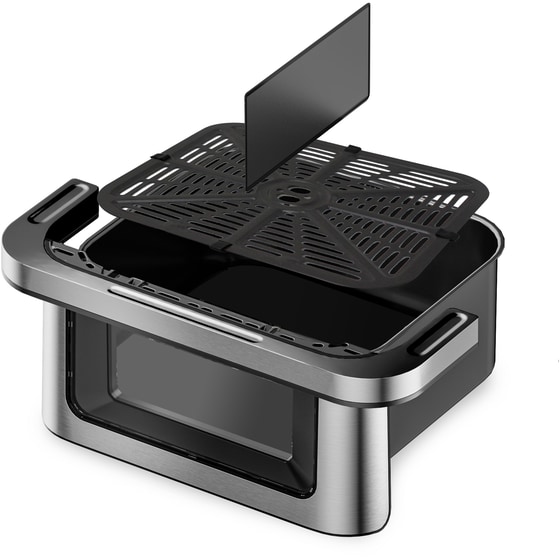 ROHNSON R-2893 με Αποσπώμενο Κάδο 1800 W 9.7 L Μαύρο Φριτέζα Αέρος image 7