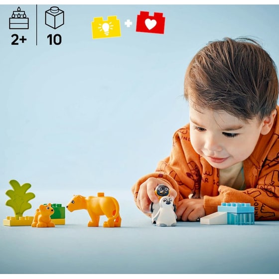 LEGO® DUPLO® Οικογένειες Άγριων Ζώων Πιγκουίνοι & Λιοντάρια (10442) image 2