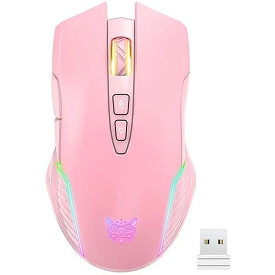 Onikuma CW905  Gaming Ενσύρματo Ποντίκι RGB - Ροζ image 0