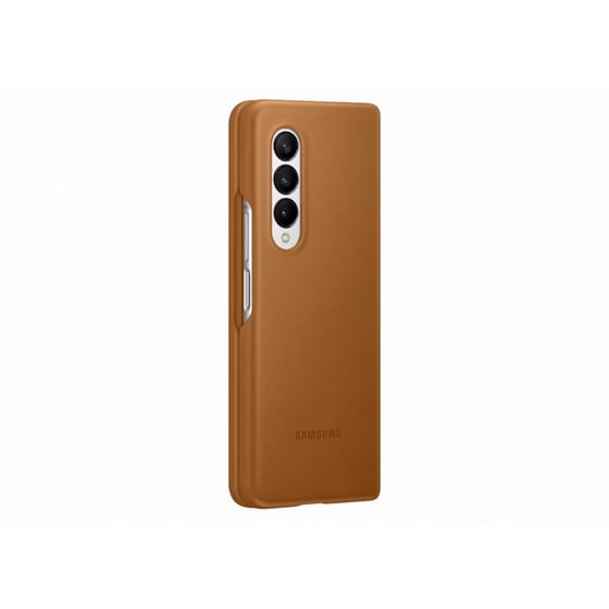 Θήκη Κινητού Samsung Galaxy Z Fold 3 Δερμάτινο - Καφέ image 3