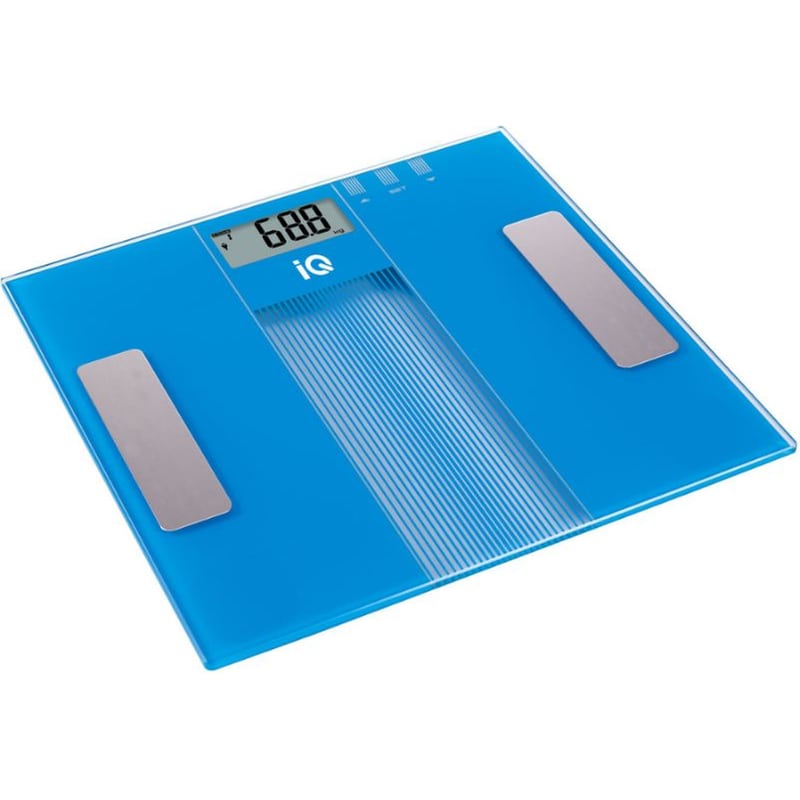 Ψηφιακή Ζυγαριά Σώματος IQ SC-742 με Λιπομετρητή Μπλε