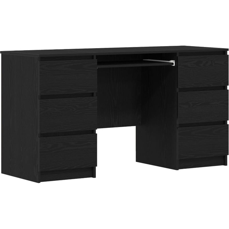 Γραφείο VidaXL από Επεξεργασμένο Ξύλο 140x50x76 cm - Μαύρη Οξιά