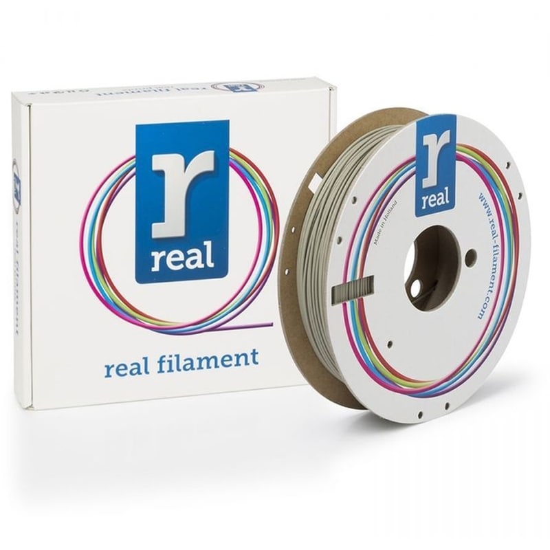 REAL FILAMENTS REAL FILAMENTS νήμα 3D εκτυπωτή PLA Matte - 0.5kg 1.75mm - Γκρι