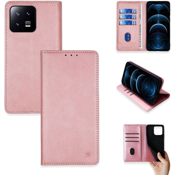 Θήκη Xiaomi Xiaomi 13 - Sonique Vintage Magnet Wallet - Ροζ Χρυσό image 0