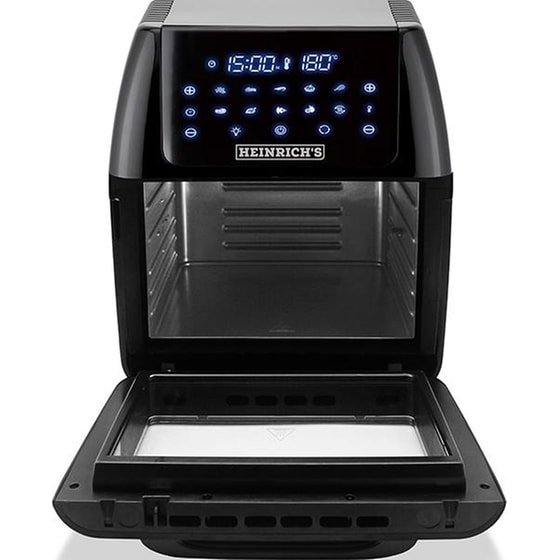 HEINRICH'S HFR 8206 με Πόρτα 1800 W 12 L Μαύρο Φριτέζα Αέρος image 2