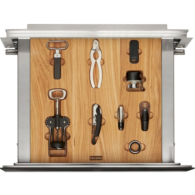 FRANKE Εντοιχιζόμενο Συρτάρι Αξεσουάρ Συντηρητή Κρασιών FRANKE Mythos Fmy 14 Wcrd Xs 16lt Inox