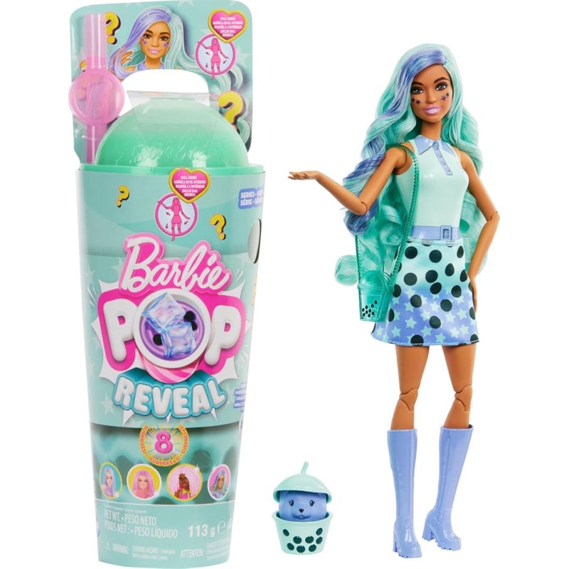 MATTEL Mattel Barbie: Pop Reveal - Bubble Tea Series Green Tea Doll (HTJ21)