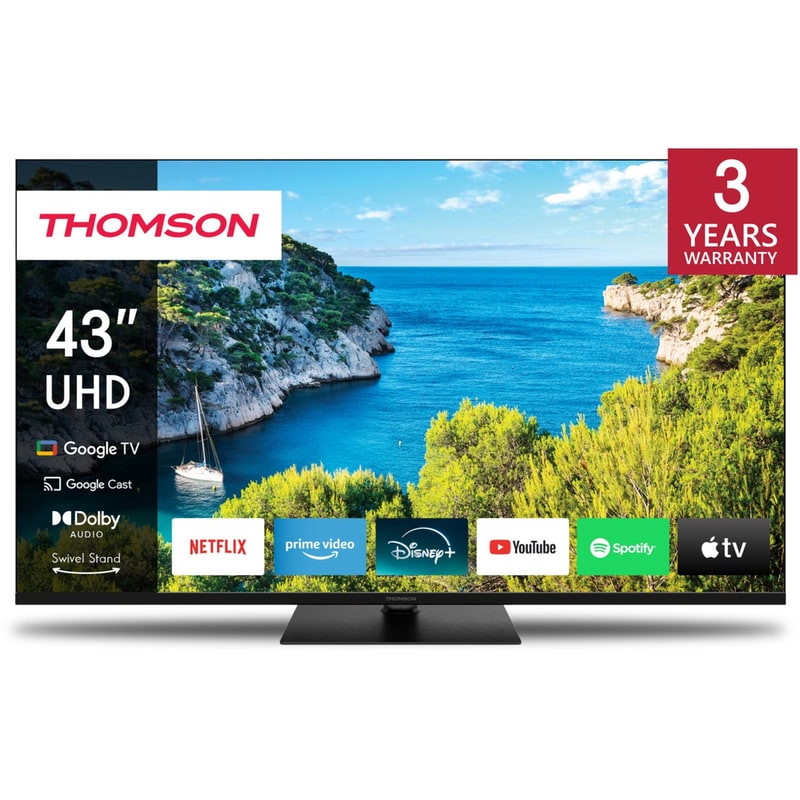 THOMSON Thomson LED 43 4K Google TV Τηλεόραση 43UG5C14