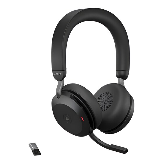 Ασύρματα Ακουστικά Κεφαλής Jabra Evolve2 75 Link380C MS - Μαύρα image 0