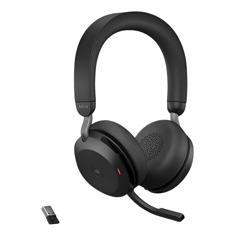 Ασύρματα Ακουστικά Κεφαλής Jabra Evolve2 75 Link380C MS - Μαύρα