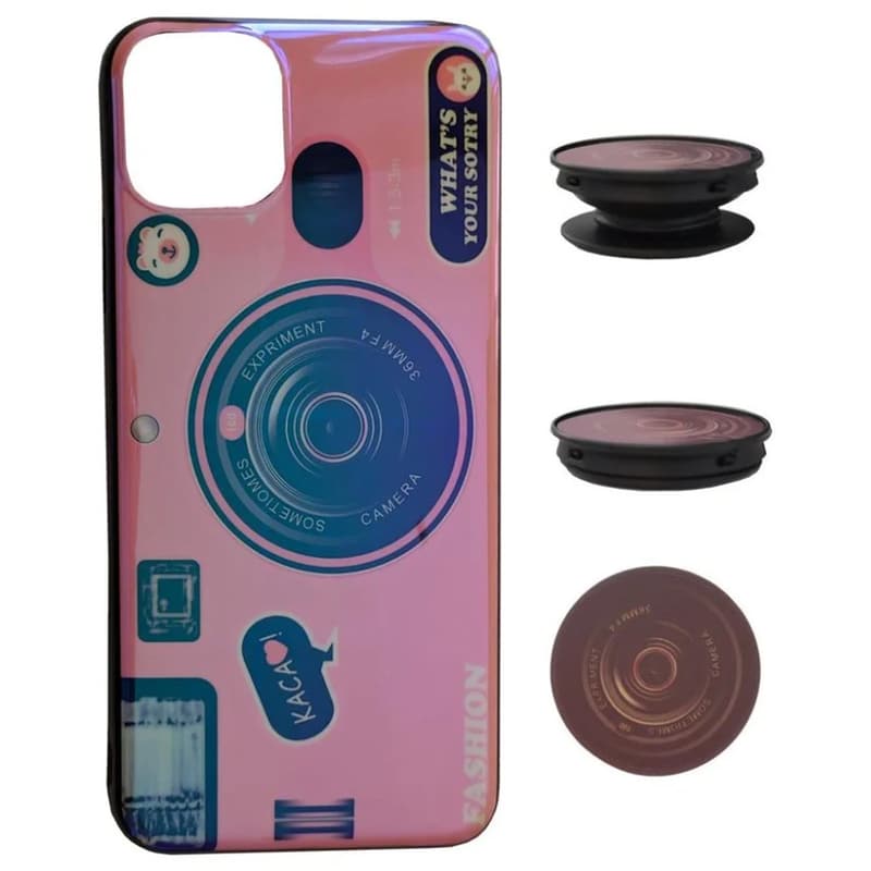 ANCUS Θήκη Apple iPhone 11 Pro Max - Ancus Tpu Fashion Με Pop Βάση - Pink