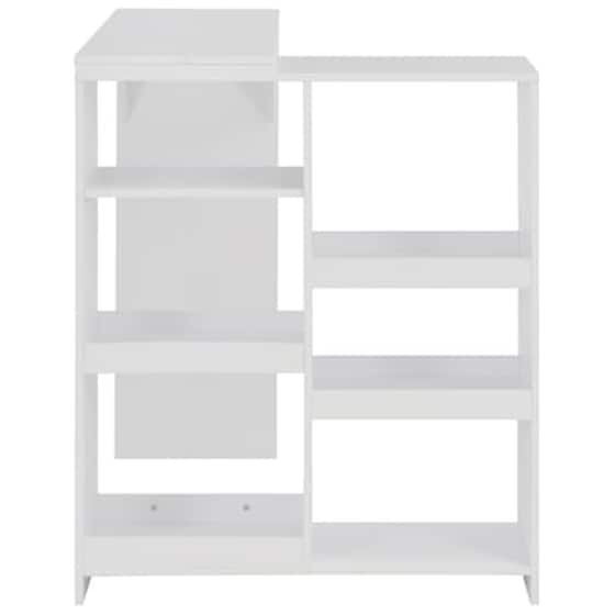 Vidaxl Τραπέζι Μπαρ Με Κινητή Ραφιέρα Λευκό 138 X 40 X 120 Εκ. image 5