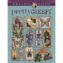 Creative Haven Pretty Creepy Coloring Book