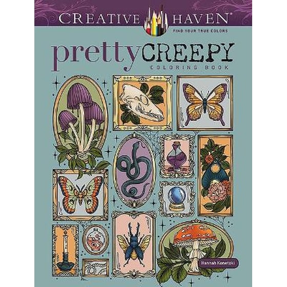 Creative Haven Pretty Creepy Coloring Book image 0