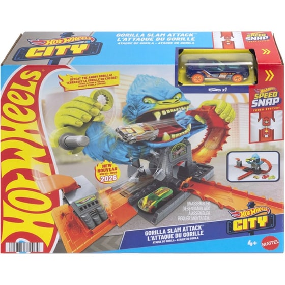 Playset Hot Wheels Απόλυτο Γκαράζ T-Rex Με Πίστα City image 10