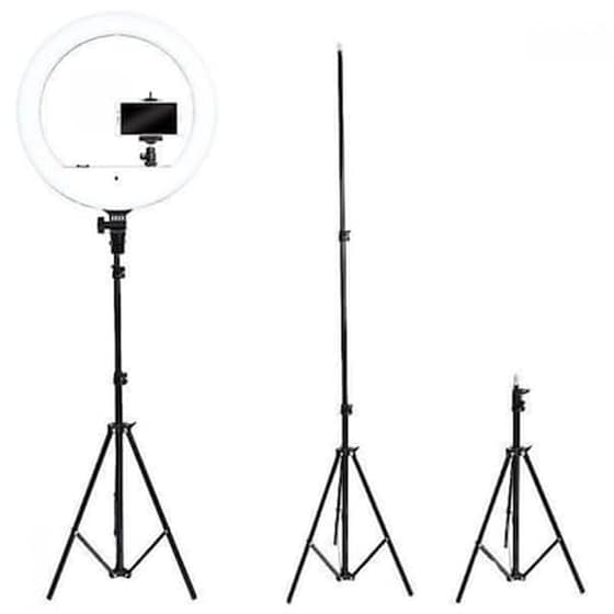 Φωτογραφικό Φωτιστικό Δαχτυλίδι Yq-480b (46 Cm) Με Τρίποδο image 0