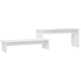Έπιπλο Τηλεόρασης VidaXL από Μοριοσανίδα 180x30x43 cm - Λευκό