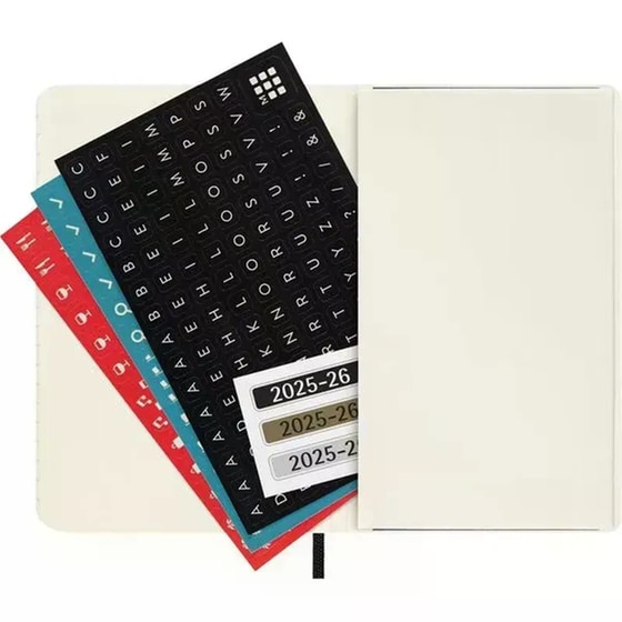 Ημερολόγιο Εβδομαδιαίο Moleskine 2025-2026 18Μ Pocket Black Soft image 6