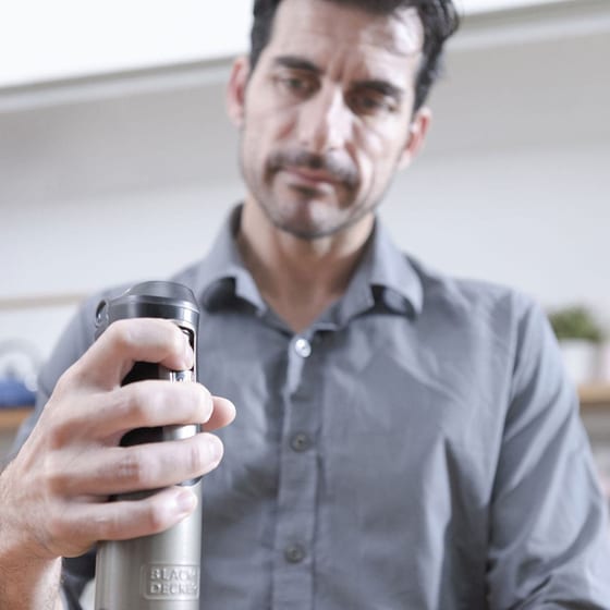 Σετ Ραβδομπλέντερ BLACK & DECKER BXHBA1200E 1200 W Inox image 3