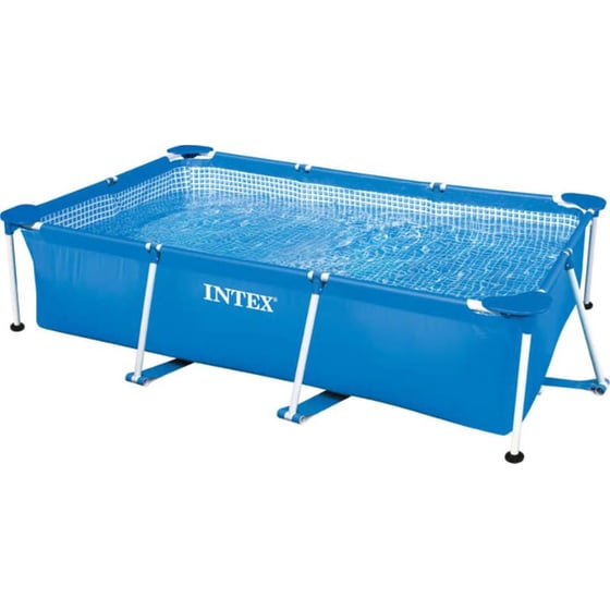 Οικογενειακή Πισίνα Εδάφους Intex Rectangular Frame 28271NP 2282 Lt - Μπλε image 0