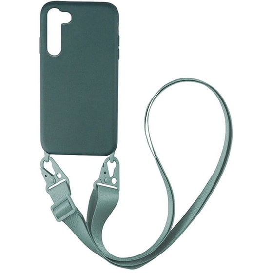 Θήκη Samsung Galaxy S23+ - Sonique Carryhang Liquid Silicone Strap - Πράσινο image 0