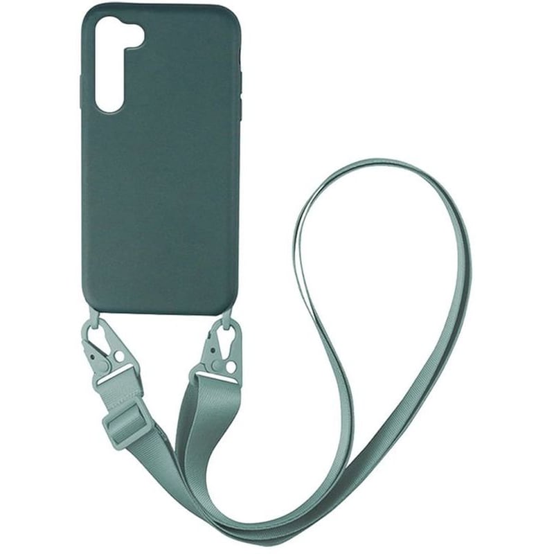 Θήκη Samsung Galaxy S23+ - Sonique Carryhang Liquid Silicone Strap - Πράσινο