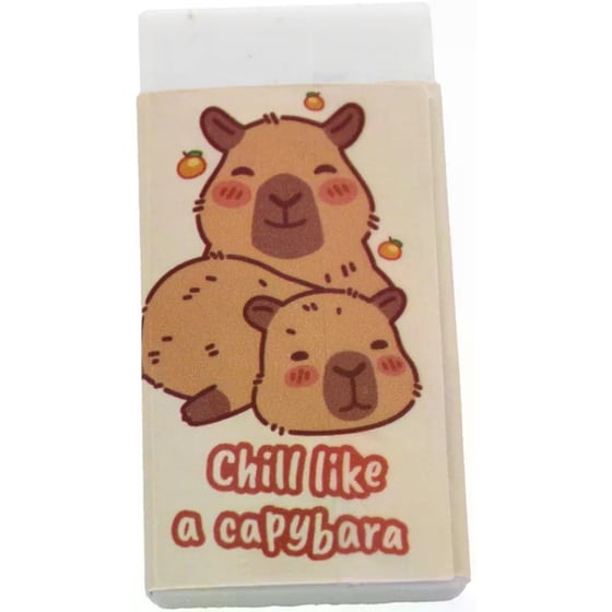 Σχολικό Σετ Γραφής με Μπλοκ Gim Capybara-Happy Life image 4