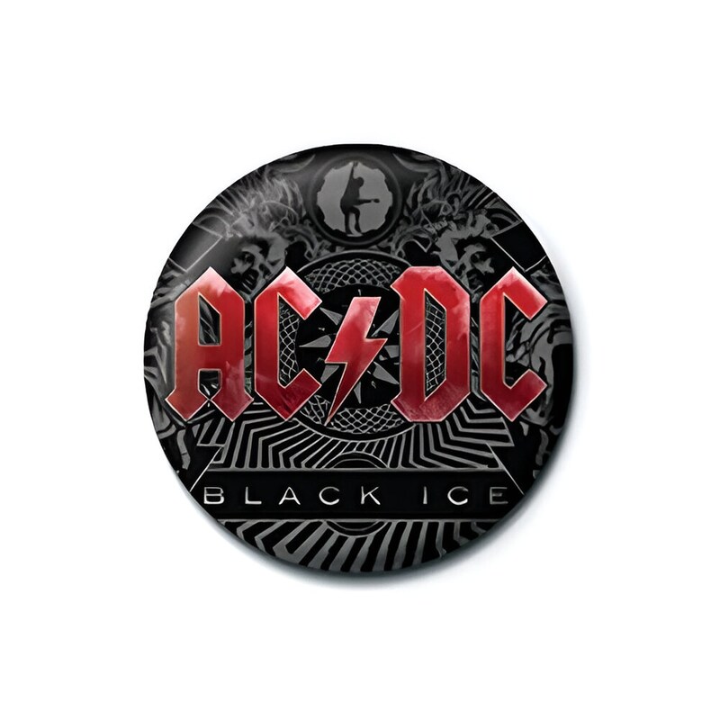 Κονκάρδα Pyramid Black Ice AC/DC - Κόκκινη/Μαύρη