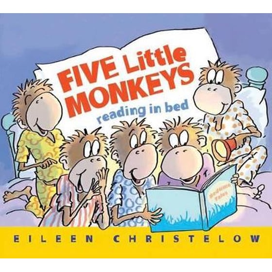Five Little Monkeys Reading in Bed image 0