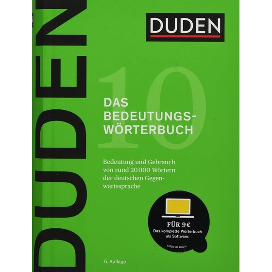 Der Duden 10 - Das Bedeutungsworterbuch image 0