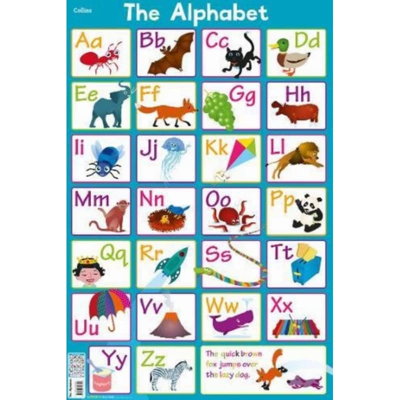 Alphabet (Collins Childrens Poster)