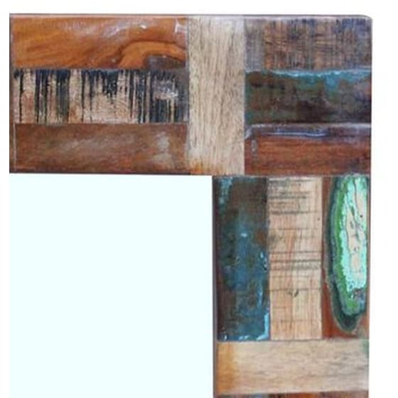 Διακοσμητικός Καθρέφτης Τοίχου VidaXL Ξύλινος 80x50 cm - Καφέ image 4