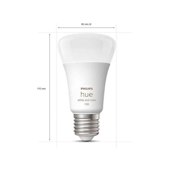 Έξυπνη Λάμπα Philips Starter Kit Hue Brigde E27 2 Τμχ - RGBW image 2