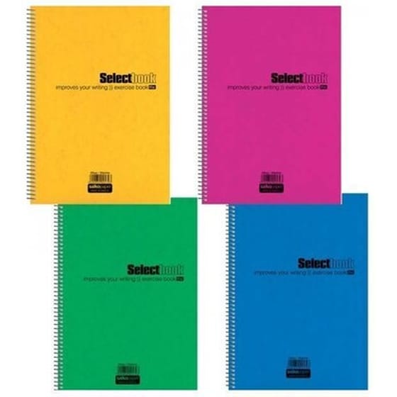 SALKO Τετράδιο Σπιράλ Select 4 θεμ 17x25 image 0