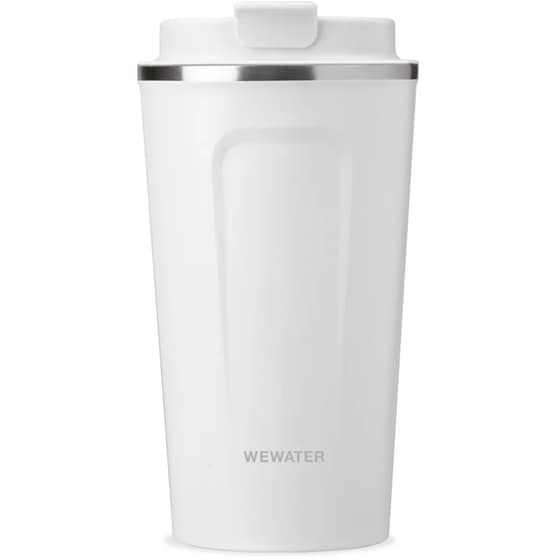 Κούπα Μεταφοράς Wewater Arome Ατσάλινη 500 ml - Λευκή image 0