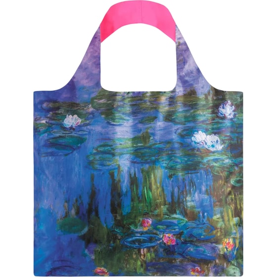 Τσάντα&nbsp;Αναδιπλούμενη Loqi&nbsp;Monet&nbsp;Water&nbsp;Lilies&nbsp;Neon&nbsp;Pink image 1