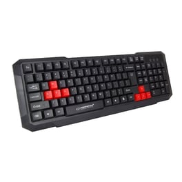 Πληκτρολόγιο Ενσύρματο Esperanza Aspis EGK102R Black