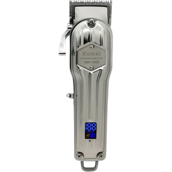 Επαγγελματική Κουρευτική Μηχανή KEMEI KM-1983 με 4 Χτενάκια Επαναφορτιζόμενη image 0