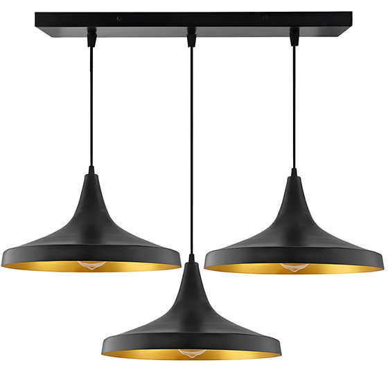 Κρεμαστό Φωτιστικό Οροφής Σε Μαύρο Χρώμα R50 image 0