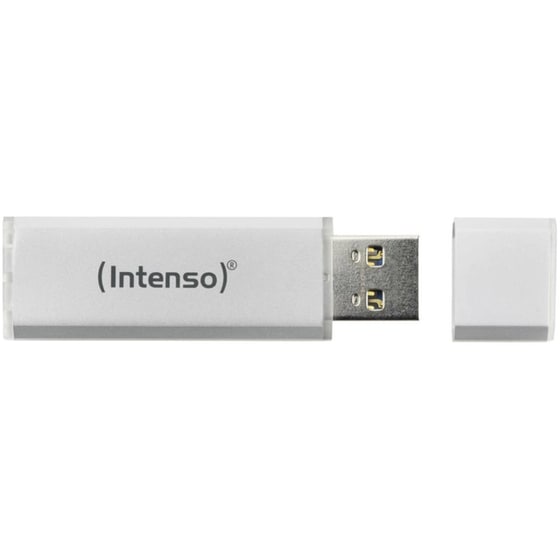Intenso Alu Line 16GB USB 2.0 Stick Ασημί (3 Τεμάχια) image 2