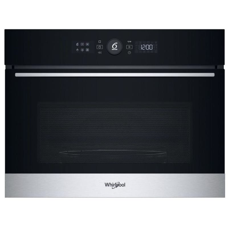 WHIRLPOOL WMW57DHMXF με Grill 40 Lt Inox Εντοιχιζόμενος Φούρνος Μικροκυμάτων