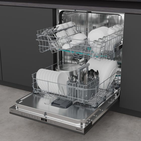 HISENSE HV642D65 για 14 Σερβίτσια Εντοιχιζόμενο Πλυντήριο Πιάτων Inox image 3
