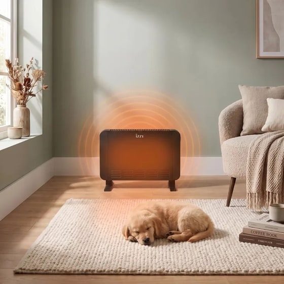 IZZY IZ-8276 2000W Θερμοπομπός Μαύρος image 3