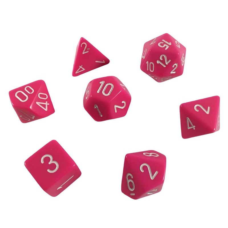 CHESSEX Chessex Opaque - Pink/White CHESSEX