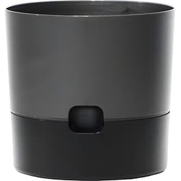 Γλάστρα Viomes Vita Πλαστικό Αυτοποτιζόμενη 5L - Γκρι/Μαύρο
