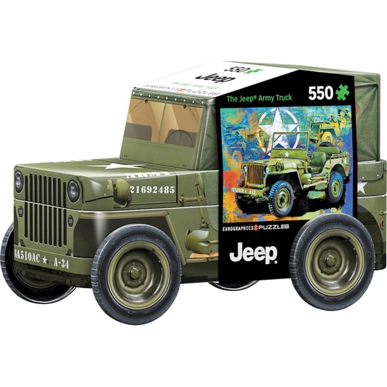 Παζλ Eurographics The Jeep Army Truck Tin (550 Κομμάτια) image 0