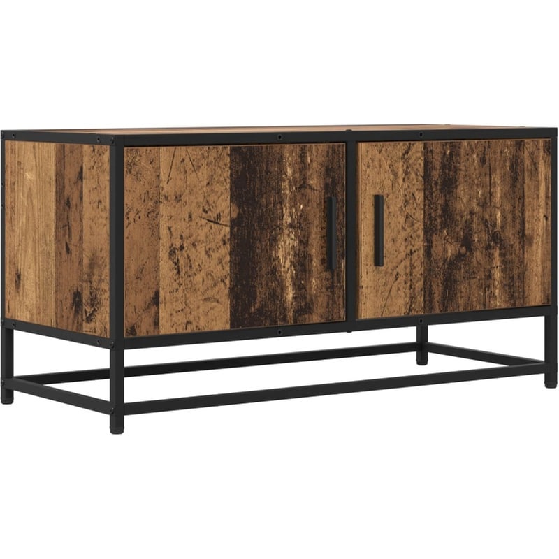 Έπιπλο Τηλεόρασης VidaXL 80 x 34,5 x 40 cm - Παλαιωμένο Ξύλο