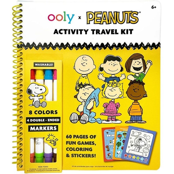 Βιβλίο Δραστηριοτήτων Ταξιδίου Ooly Peanuts image 0